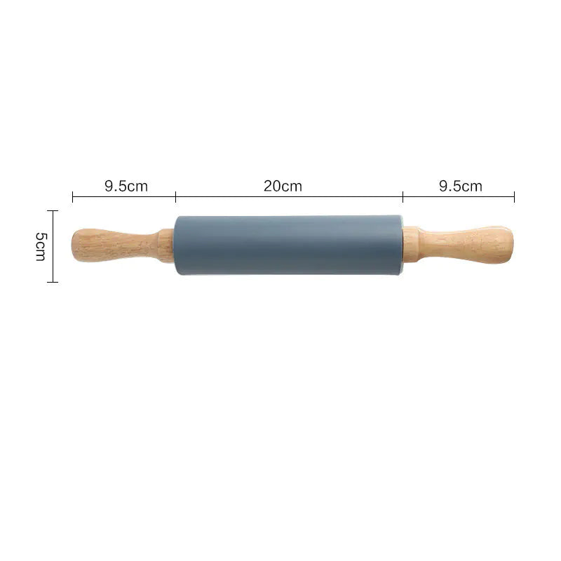 Hetoria Slip Rolling Pin and Large Non-Stick Matn