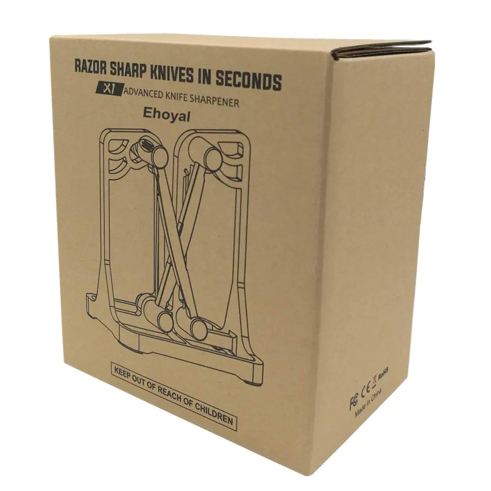 Hetoria Kitchen Knife Sharpener with Tungsten Steel Stone