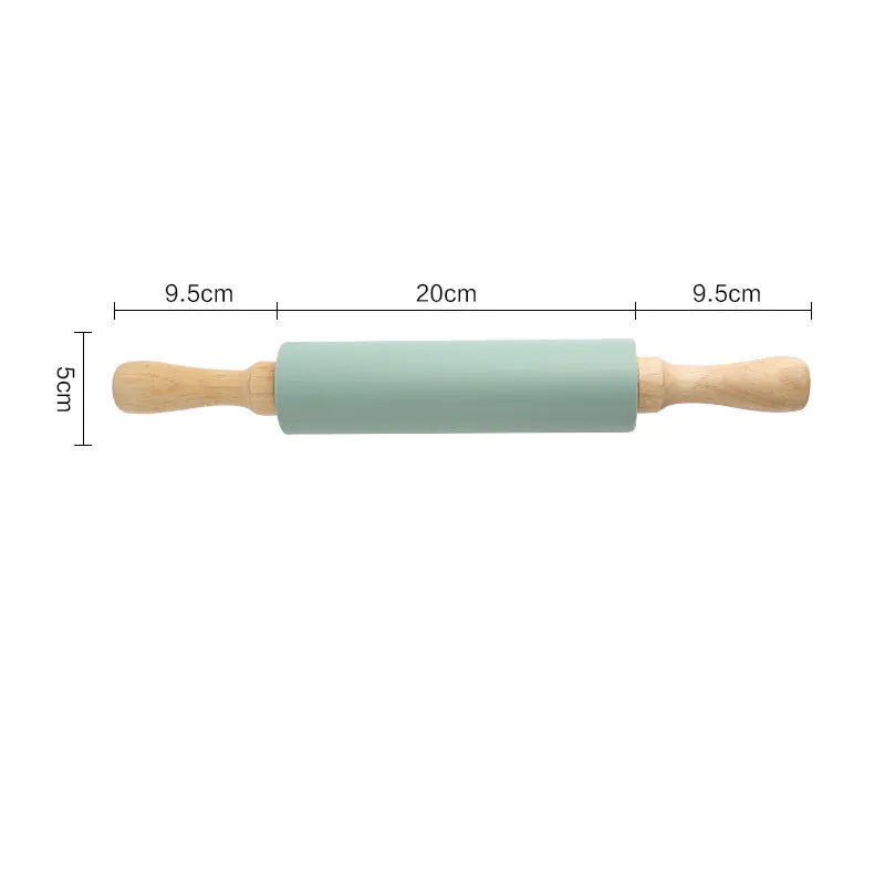 Hetoria Slip Rolling Pin and Large Non-Stick Matn