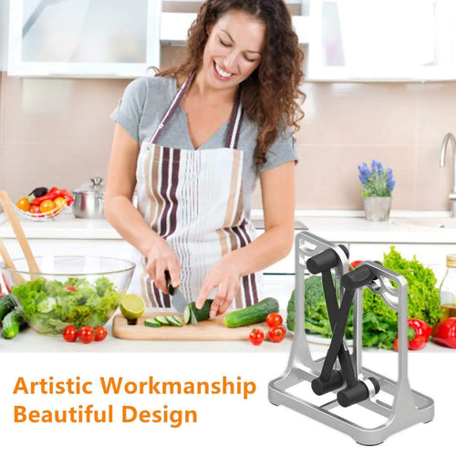 Hetoria Kitchen Knife Sharpener with Tungsten Steel Stone